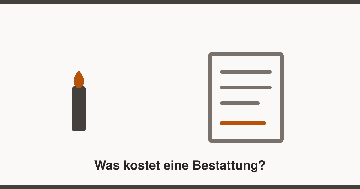 Was kostet eine Bestattung? Ehrliche Preisspannen für Deutschland
